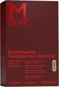 Mdrive Boost and Burn Testosterone Booster and Fat Burner for Men, Energy, Strength, Stress Relief, KSM-66 Ashwagandha, Chromax, 60 Capsules