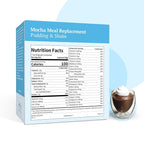 BestMed Weight Loss Mocha Pudding/Shake Mix - 7/Box | Gluten Free, KETO Friendly, Low Calorie, Low Carb, Vitamin Fortified, Meal Replacement
