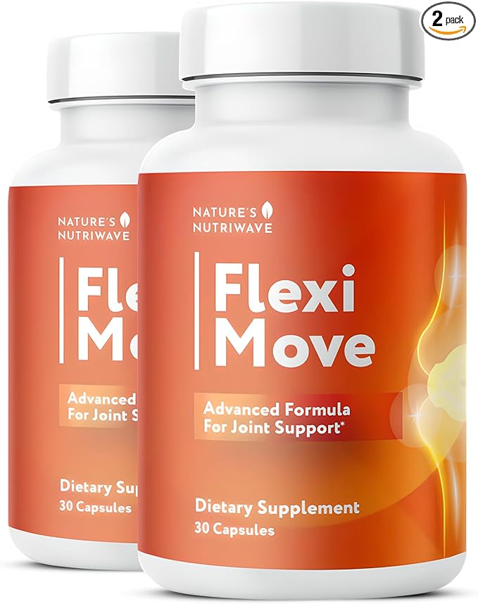 Flexi Move – FlexiMove Daily Botanical Supplement with Turmeric & Black Pepper Extract – High Absorption, Clean, Stimulant-Free Formula – Non-GMO, Made in USA, 30 Capsules, 2 Month Supply
