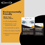 The Eye Doctor Biodegradable Eyelid Wipes - 40 x Single Use Eye Cleaning Wipes for Daily Lid Care - Individual Preservative Free Sensitive Eye Cleaner - Soothes Cleans and Refreshes