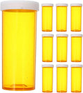 KOMBIUDA 20pcs Travel Vitamins Organizer Small Plastic Pill Dispenser Portable Medication Container Waterproof Plastic Pills Storage Box for Daily Supplements