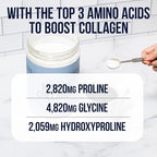 NAKED Vanilla Collagen Advanced - Peptides Protein Powder, Hyaluronic Acid, Vitamin C, Pasture-Raised, Grass-Fed Hydrolyzed Collagen Supplement, Paleo Friendly, Non-GMO, Keto, Gluten Free, 1.3LB