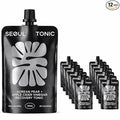 Seoul Tonic Patented "Post Party" Korean Pear and Apple Cider Vinegar Natural Tonic with Ginseng Patented Formula for Easier Morning with Potassium DHM 100ML Pack of 12