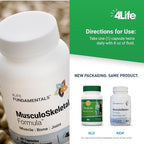 4Life Musculoskeletal Formula - Devil’s Claw, Turmeric, Gotu Kola and Alfalfa for Bone, Joint, Muscle and Tissue Health - 60 Veggie Capsules