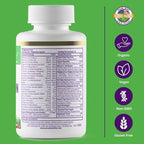 Paradise Herbs Earth's Blend Once Daily Multivitamin with Iron, 48 Organic Superfoods, Probiotics, Antioxidants, Vitamins A, B12, C, D, K2, Daily Superfood, 30 Capsules