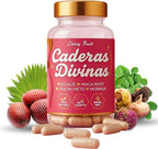 Caderas Divinas : Bigger Booty & Wider Hips – Aguaje + Maca Pills with Moringa & Saw Palmetto – 4 Super Ingredients for Natural Curve Growth – by CurvyFruit – 60 Capsules