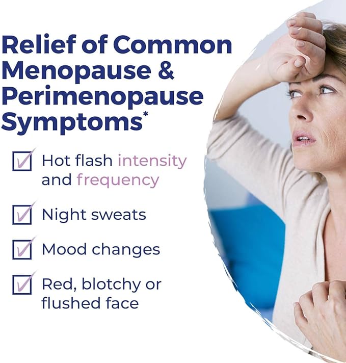 Boiron Cyclease Menopause Tablets for Relief of Hot Flashes, Night Sweats, Irritability, and Mood Swings - 60 Count