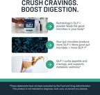 GLP-1 Booster | Control Cravings, Appetite Support & Gut Health | High In Fiber & Sugar-Free Drink Mix | GLP1 Supplements Weight Loss Women & Men | Peach Pomelo Flavor | Made In USA | 30 Servings