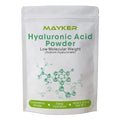 MAYKER Pure Hyaluronic Acid Powder, 1.41 oz | Low Molecular Weight, Cosmetic Grade | For DIY Serums, Creams, Moisturizers | Clear, Watery Texture After Fully Dissolved