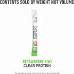 Isopure Clear Protein Stick Pack, Strawberry Kiwi, 20 Count (Pack of 1)