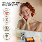 Kojic Acid Soap for Dark Spot Remover Bars with Turmeric, Vitamin C, Retinol, Collagen with Hyaluronic Acid, Vitamin E, Shea Butter, Castile Olive Oil - 3.52 OZ x 2 Bars with Soap Holder & Bag