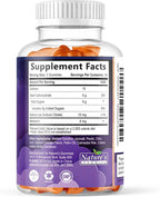 Sleep Gummies 6mg Per Serving - Sugar Free Melatonin Gummy Supplement for Adults - Natural Zero Sugar Sleeping Gummy for Adults & Kids, Orange Flavored, Extra Strength Sleep Support - 60 Count