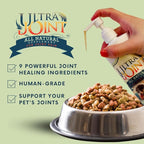 Ultra Joint - Liquid Joint Support Supplement for Dogs with Glucosamine & Chondroitin - Pain Relief from Arthritis & Inflammation (8 oz)
