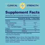 AZO D Mannose Urinary Tract Health Gummies, 40 Count, Clinical Strength 2000mg, Helps Cleanse, Flush & Protect, No.1 Pharmacist Recommended Brand, Vegan Tangy Citrus Blast Flavor, Non-GMO, Gluten Free