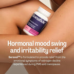 Serenol by Bonafide. Relief from Hormonal Mood Swings, Irritability, & PMS Bloating. — 3-Month Supply (180 Tablets)