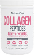 NaturesPlus Collagen Peptides, Berry Lemonade - 0.8 lb Powder - Hair, Skin, Nail & Joint Health, Immune System Support - Non-GMO, Gluten Free - 14 Servings