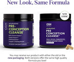 Ayurvedic Preconception Cleanse | Ovarian & Uterus Cleanse for Hormonal Balance | TTC Support | PCOS Supplements | Cycle Regularity | with Stinging Nettle, Red Clover, and more | 30 Servings