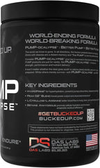 Pump-ocalypse Raspberry Lemonade | Nitric Oxide and L Arginine Supplement | Citrulline Malate, GlycerPump | Ultimate N.O. Booster | Lean Muscle Support | Blood Flow, Vascularity, Hydration, Endurance