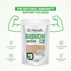 Dr. HERBALIST Guduchi Stem Powder (200g) - All Natural Botanical Ingredient - Ground Tinospora Cordifolia for Traditional Recipes