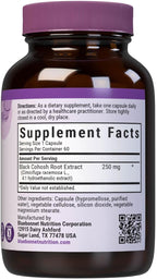 BlueBonnet Black Cohosh Root Extract Supplement, 60 Count, White
