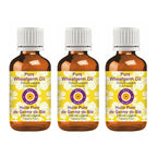 Deve Herbes Pure Wheatgerm Oil (Triticum vulgare) Cold Pressed (Pack of three)100ml X 3 (10 oz)