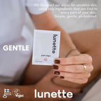 Lunette Yoni Wipes – Best Feminine Wipes for Intimate care - pH-balanced & Gentle - Vegan & Compostable - Travel-friendly for on-the-go & Public bathrooms, Made in Finland, 20 Pack