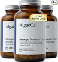 ALGAECAL - Plant Based Calcium Supplement with Vitamin D3 (1000 IU) for Bone Strength, Contains 13 Minerals Supporting Bone Health, Organic Calcium (750 mg) for Women & Men, 90 Caps, 3 Month Supply