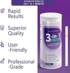 UTI Test Strips - 3-in-1 Advanced Urinary Tract Infection Home for Women Men Kids Detection with Accurate Leukocytes, Nitrite, and PH Readings, Simple at-Home Urine Test Strips, 50ct