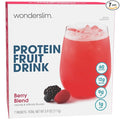 WonderSlim Protein Fruit Drink, Berry Blend, No Fat, Gluten Free, Keto Friendly & Low Carb (7ct)