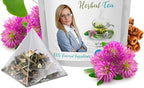 Menopause Support Tea - MENOPAUSE TEA 14 DAYS - Menopause Relief Tea, organic tea for menopause, black cohosh, gingko, red clover herb, cinnamon chip, green tea,licorice root, eleuthero 1 Pack 14 Bags