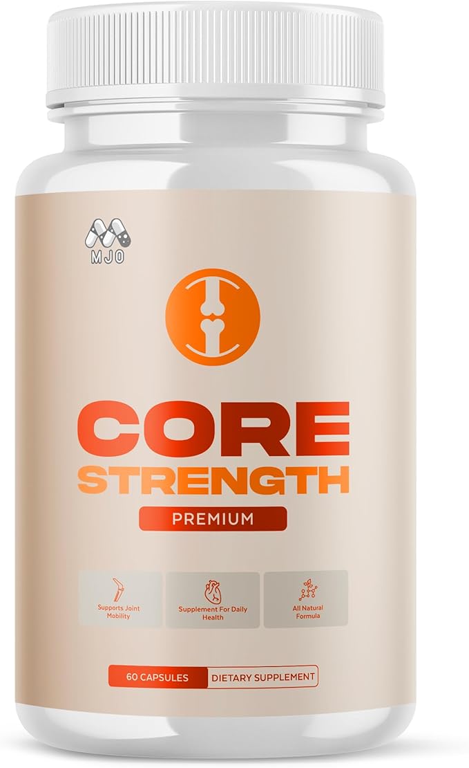 Core Strength Supplement for Joint Support, Official Core Strength Joint Pills with All Natural Ingredients, Advanced Overall Health and Wellness Support with Max Strength Multivitamins (60 Capsules)