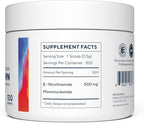 Renue By Science NMN Powder | 100g Fast Dissolve Powder Supplement | 500mg Nicotinamide Mononucleotide per Serving | Manufactured in the USA Third-Party Tested