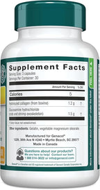 Genacol Plus – Glucosamine and Collagen Supplement, Ultra-Hydrolyzed Collagen Peptides, Eases Joint Movement, Maintains Cartilage, 90 Capsules (30-Day Supply)