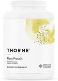 THORNE - Plant Protein - 22 Grams of Vegan Protein Powder - Pea, Rice & Chia Seed Protein with Complete Amino Acid Profile - NSF Certified for Sport - Vanilla - Gluten-Free - About 20 Servings