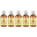 dève herbes Pure Red Raspberry Seed Oil (Rubus idaeus) Cold Pressed (Pack of Five) 100ml X 5 (16.9 oz)