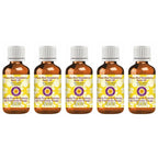 dève herbes Pure Red Raspberry Seed Oil (Rubus idaeus) Cold Pressed (Pack of Five) 100ml X 5 (16.9 oz)