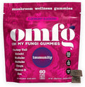 Mushroom Supplement Gummies for Immunity – Reishi, Turkey Tail, Chaga, Zinc, D3 – Vegan Gummy for Healthy Immune Support - Elderberry Blueberry Flavor (60 Count)