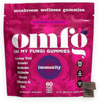 Mushroom Supplement Gummies for Immunity – Reishi, Turkey Tail, Chaga, Zinc, D3 – Vegan Gummy for Healthy Immune Support - Elderberry Blueberry Flavor (60 Count)