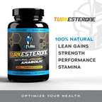 eFlow Nutrition Turkesterone Supplement for Men [Highest Purity] + Cyclodextrin for High Absorption - Increase Stamina, Lean Muscle Growth & Recovery, Boosts Drive - 3rd Party Tested (60 Capsules)