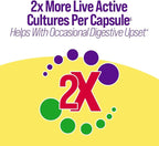Culturelle Ultimate Strength Probiotic for Men and Women, Most Clinically Studied Probiotic Strain, 20 Billion CFUs, Supports Occasional Diarrhea, Gas & Bloating, Non-GMO, 30 Count