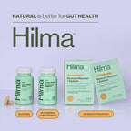 Hilma Natural Gas and Bloating Relief for Women, Doctor Formulated with Organic Ingredients, Lemon Balm, Fennel and Peppermint Leaf, 50 Vegan Capsules