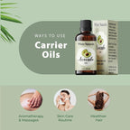 Organic Avocado Oil Unrefined Virgin, 100% Pure & Natural, Cold Pressed, Moisturizing for Skin Care, Massage, Hair Growth, and to Dilute Essential Oils, Carrier Oil For Aromatherapy 4oz