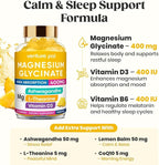 60 Day Supply Magnesium Glycinate 400mg Gummies with Ashwagandha, L-Theanine, CoQ10, Vitamin D3 & B6, Sugar Free Magnesium Gummies for Adults & Kids, Stress Relief, Sleep & Calm, Vegan, Gluten Free