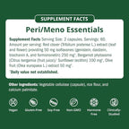 Semaine Peri/Meno Essentials - 60 Count Vegan Capsules - Clinically Studied to Ease Hot Flashes, Support Mood, Restore Hormone Balance - Non-GMO, Hormone-Free, Soy-Free