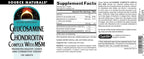 Source Naturals Glucosamine Chondroitin Complex with Msm - 120 Tablets