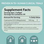 Pharma Nord - The Original CoQ10 • Clinically Proven • High Absorption • Heart Health • Fertility • Healthy Aging • Cellular Energy • Antioxidant • Gluten-Free • 100 mg Coenzyme Q10 • 60 Softgels