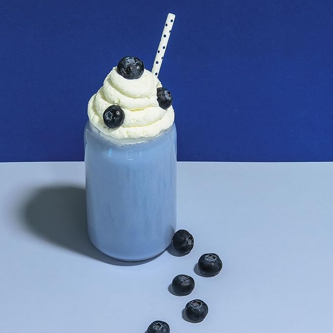 Keto Chow Blueberry Pie - Keto Meal Replacement Shake Powder - Nutritionally Complete - Low Carb - Delicious Easy Meal Substitute - Protein Rich & Dairy Free - Single Meal Serving