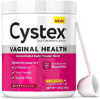 Cystex Vaginal Health Powder - Daily Electrolyte-Enhanced Support for pH Balance, Yeast, & Odor - Hydrating Berry Flavor - 15 Servings