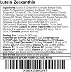 Lutein Zeaxanthin Dietary Supplement with Antioxidant Nutrients, 20mg Carotenoid Complex, Daily Nutrition Formula, Korean Made, 500mg x 30 Softgels