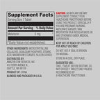 Amazon Elements - Melatonin 5mg Capsules, Helps with occasional sleeplessness, Vegan, Unflavored, 195 Count (Pack of 1), 6 month supply (Packaging may vary)